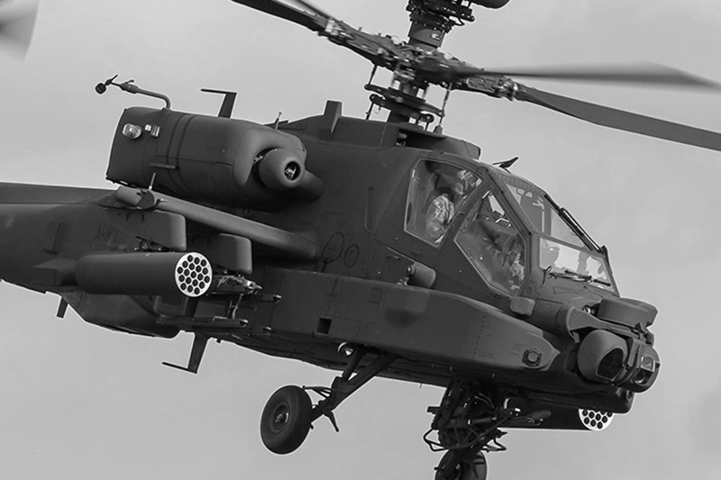 Apache Helicopter - Mosites Rubber Company